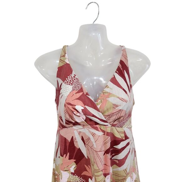 Patagonia Tropical Print Amber Dawn Cotton A-Line Dress Multi Size Small - Picture 4 of 8